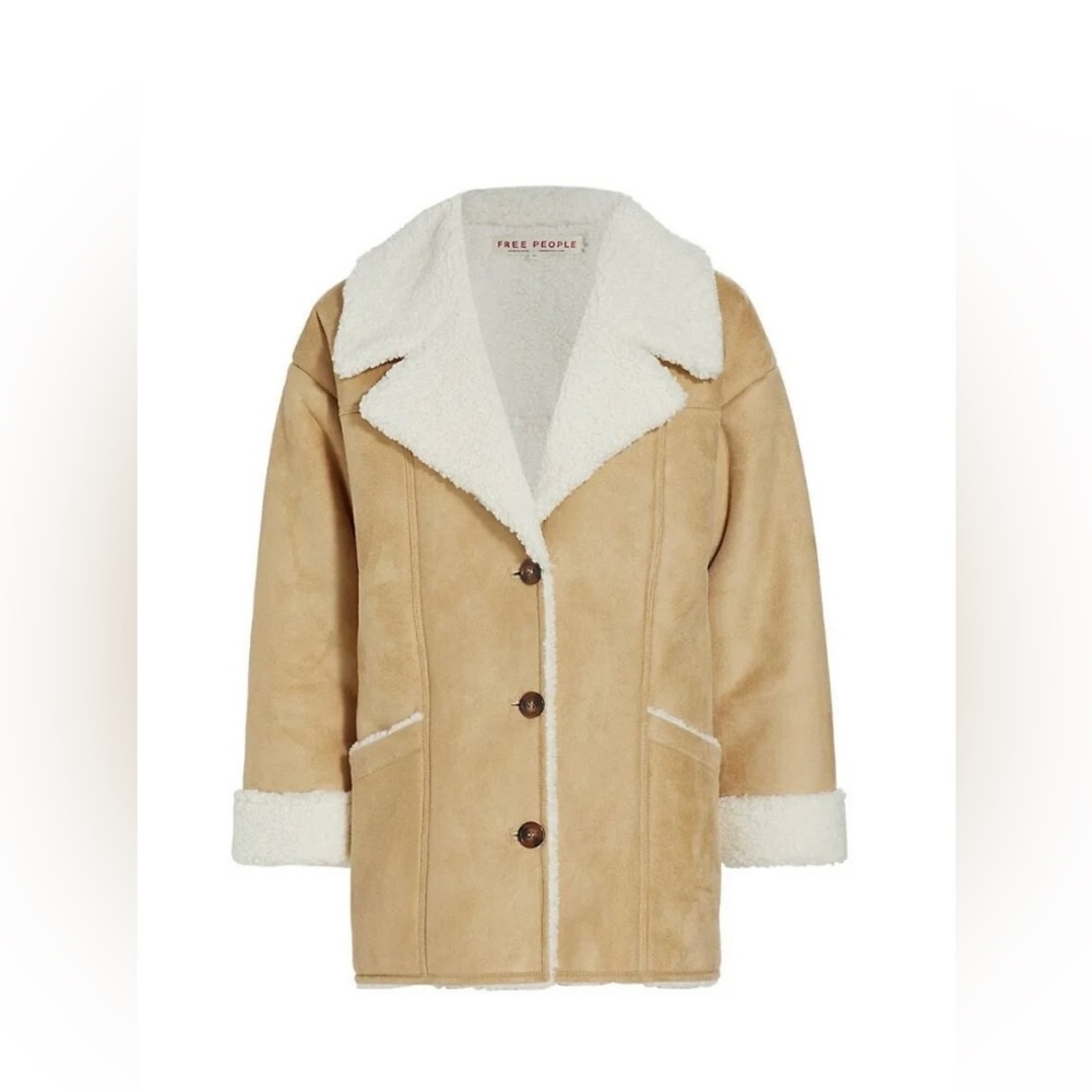 NWT free people Diogo coat M